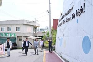 학교주변 통학로 안전 개선을 위한 현장 방문:16번째 이미지
