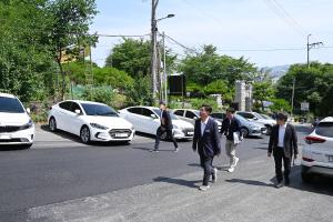 학교주변 통학로 안전 개선을 위한 현장 방문:7번째 이미지