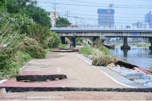 장마철 폭우피해 현장(문창교 주변):8번째 이미지