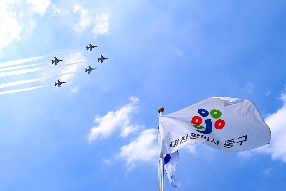 0시축제 블랙이글 비행단 연습비행